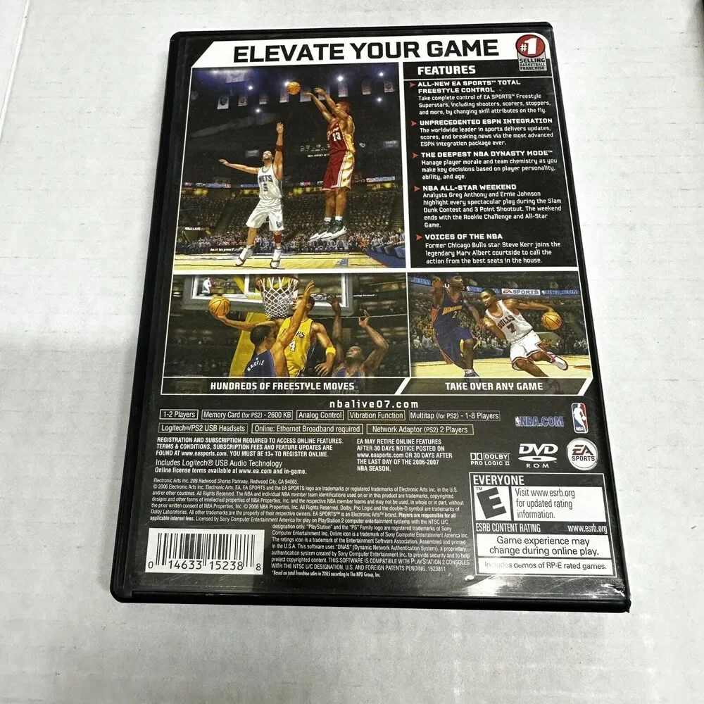 Lot Of 5 PlayStation 2 PS2 NBA Live 07 March Madness 02 05 Shootout 04 Hoopz